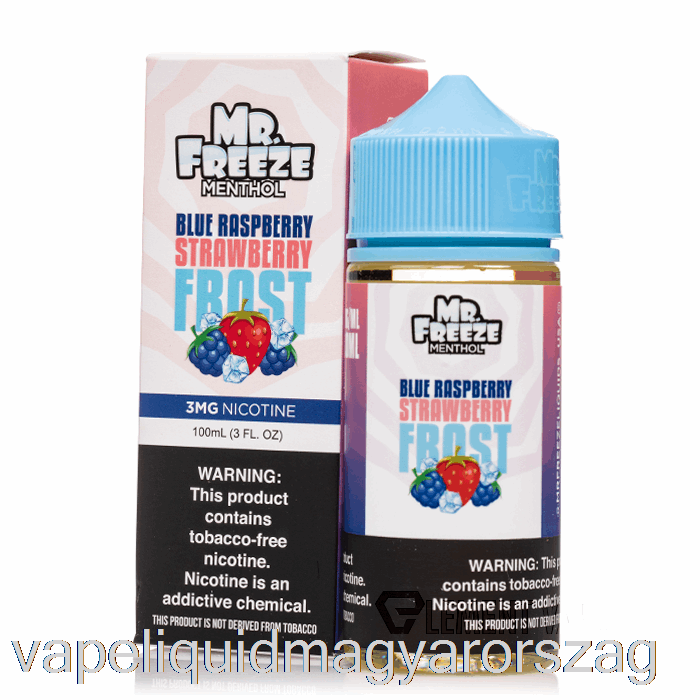 Kék Razz Eper Frost - Mr Freeze - 100 Ml 6 Mg Vape E Cigi